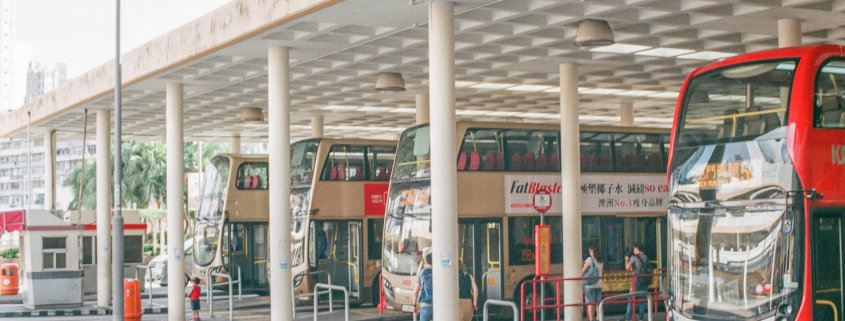 people in front of bus